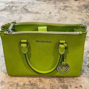 Lime Green Michael Kors Handbag
